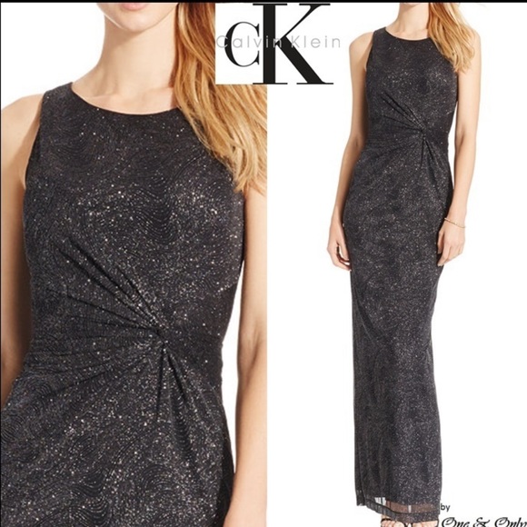 Calvin’s Klein maxi sleeveless long party dress - Picture 2 of 4